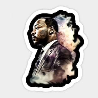 Martin Luther King abstract Sticker